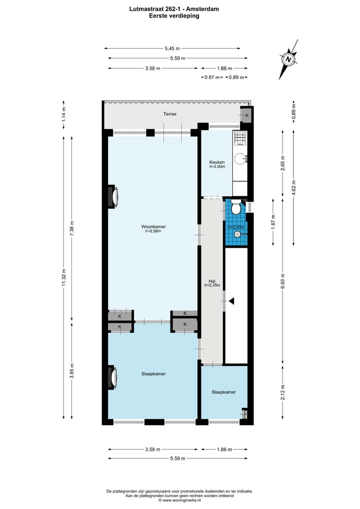 Foto 28 van Lutmastraat 262-1