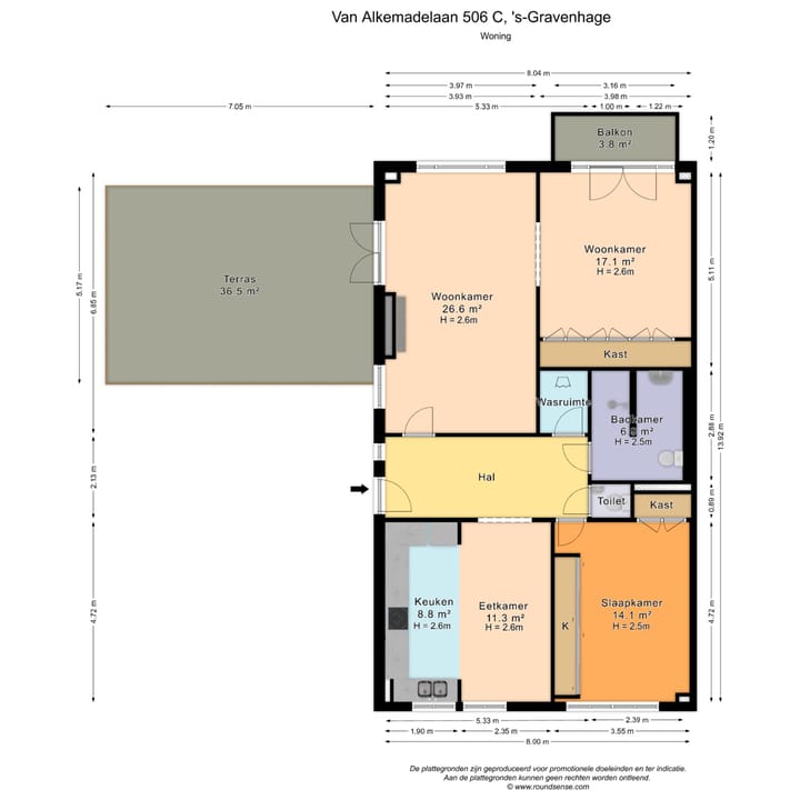 Foto 26 van Van Alkemadelaan 506-C