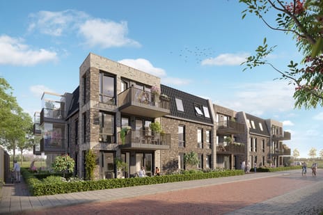 Foto van Lang Leve Loverbosch 3-kamerappartement type B Galerijflat