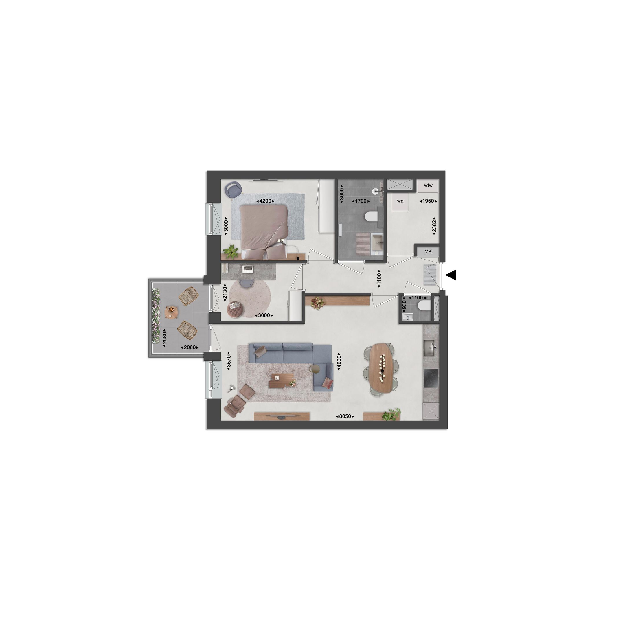 Foto 9 van Koestraat (Bouwnr. 18)