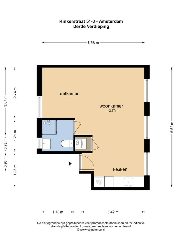 Foto 18 van Kinkerstraat 51-A3