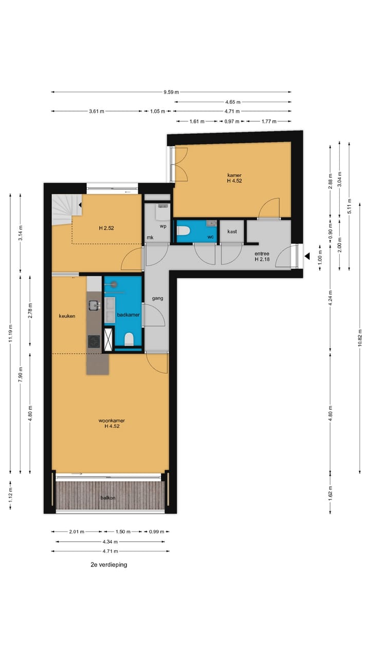 Foto 29 van Bagijnestraat 18-B