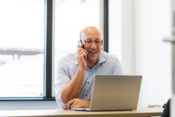 Een promotiefoto voor op kantoor