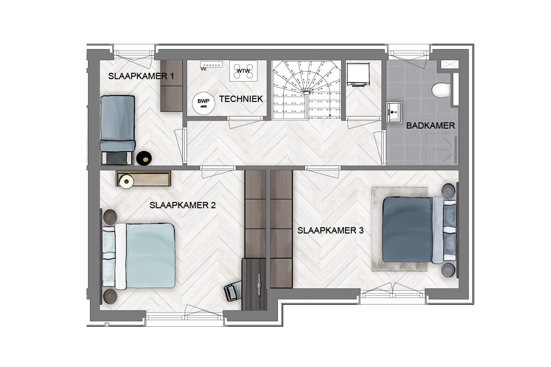 Foto 6 van Tweekapper breed (Bouwnr. 3.46)