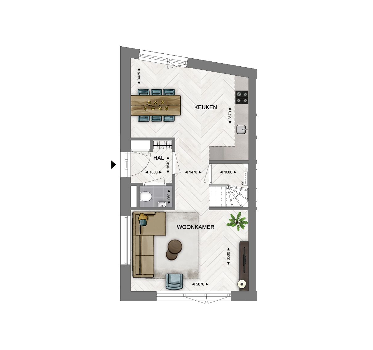 Foto 6 van Herenhuis (Bouwnr. 3.52)