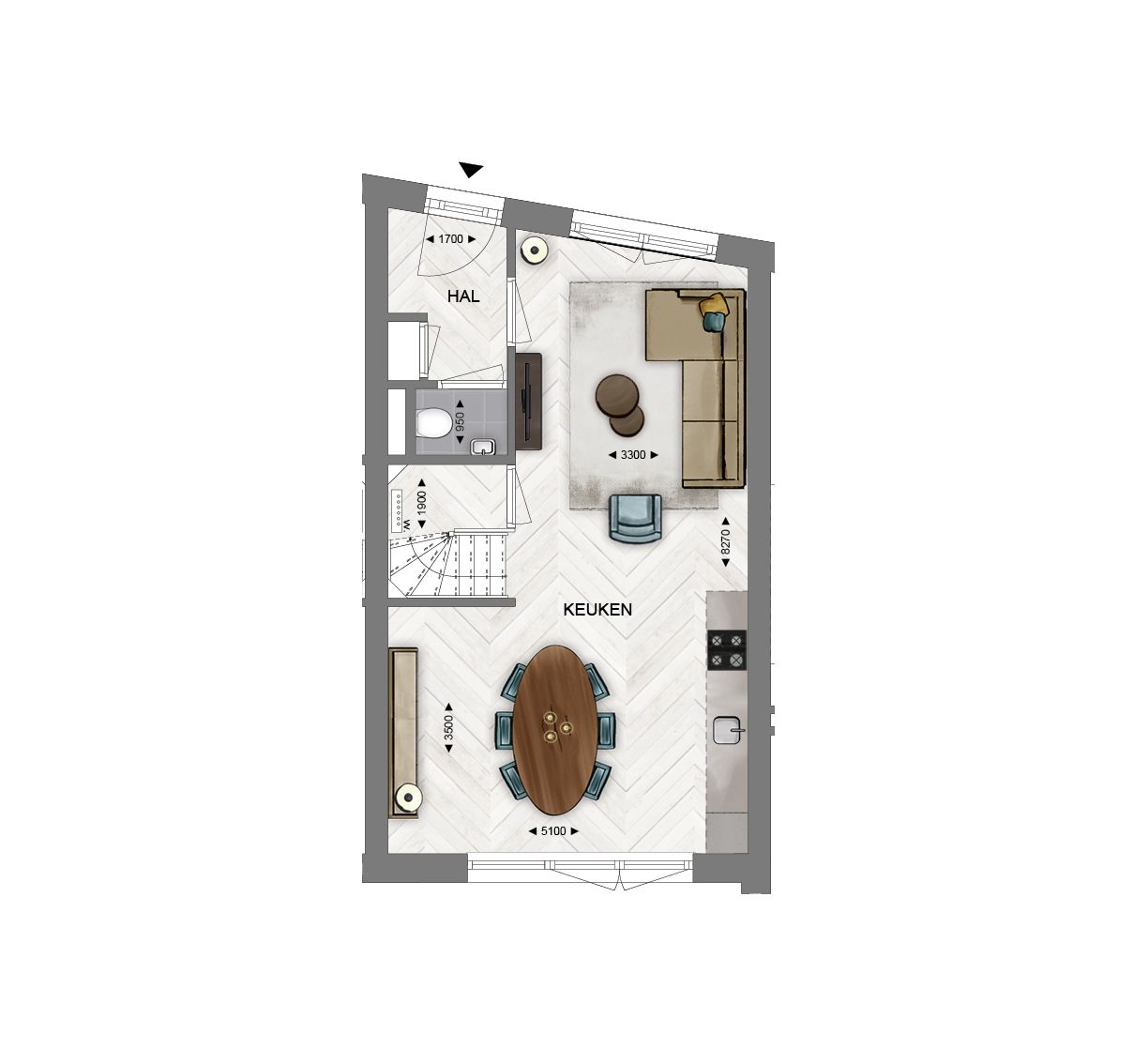 Foto 6 van Herenhuis + optie vide (Bouwnr. 3.51)