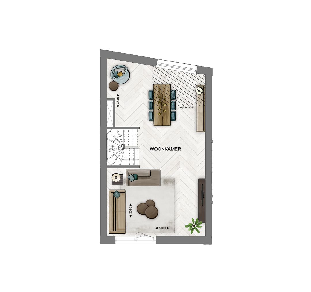 Foto 7 van Herenhuis + optie vide (Bouwnr. 3.53)