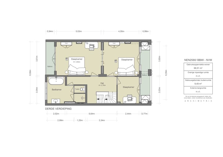 Foto 35 van Michelangelostraat 13-2