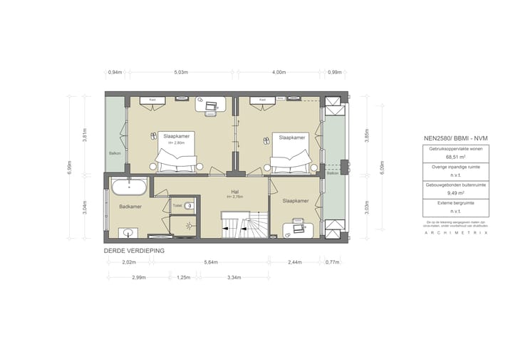 Foto 39 van Michelangelostraat 13-2