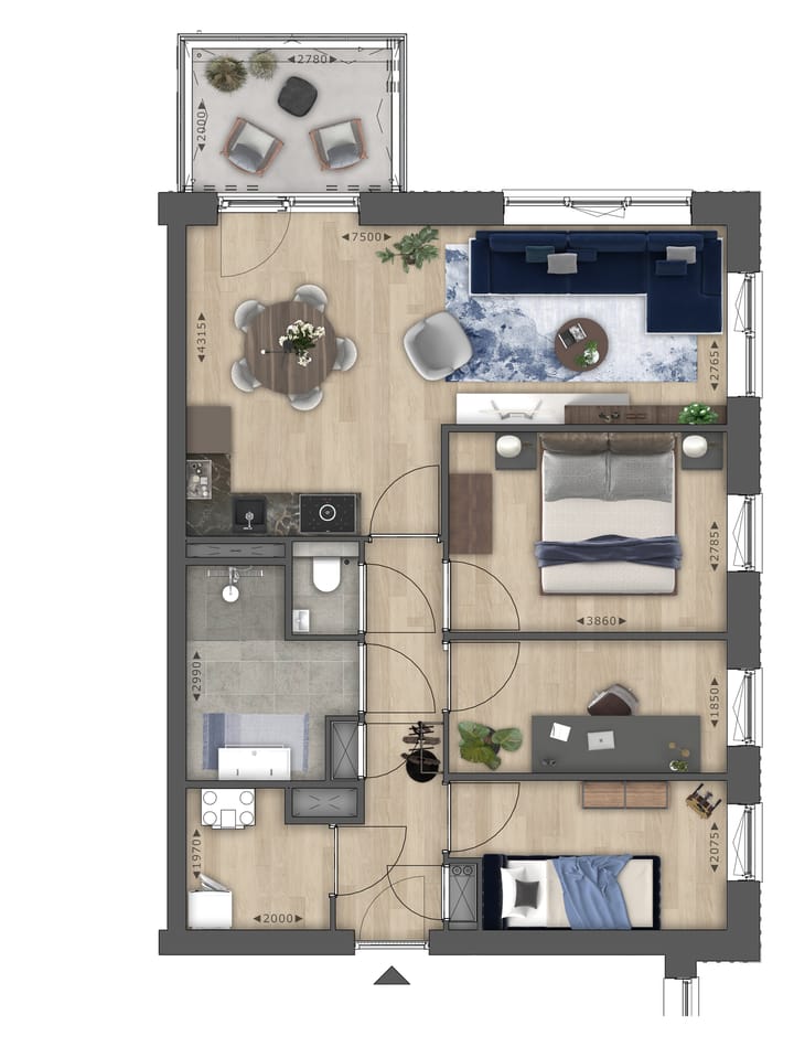 Image of De Olm 5 Upstairs apartment