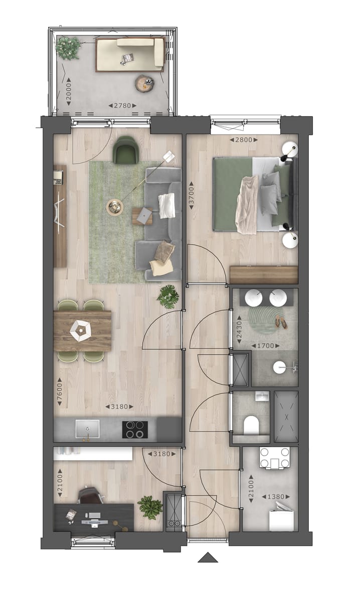 Image of De Olm 4 Upstairs apartment