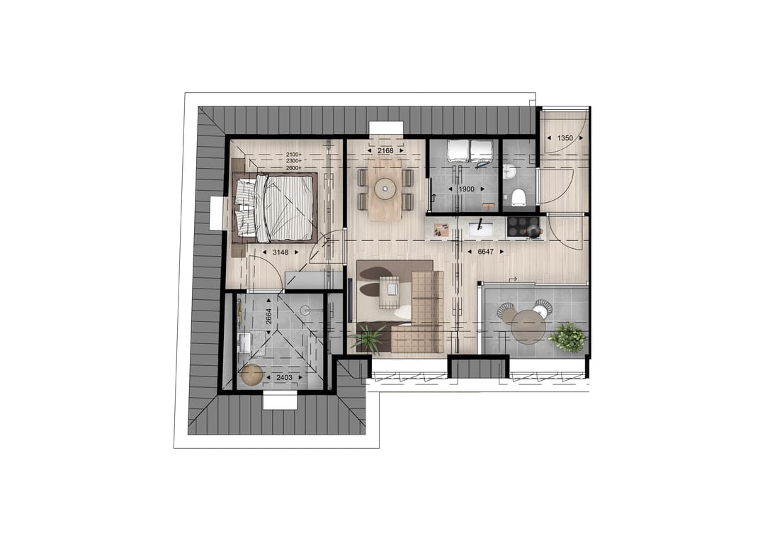 Foto 2 van Joie de Vivre | appartement | Agatho (Bouwnr. 44)