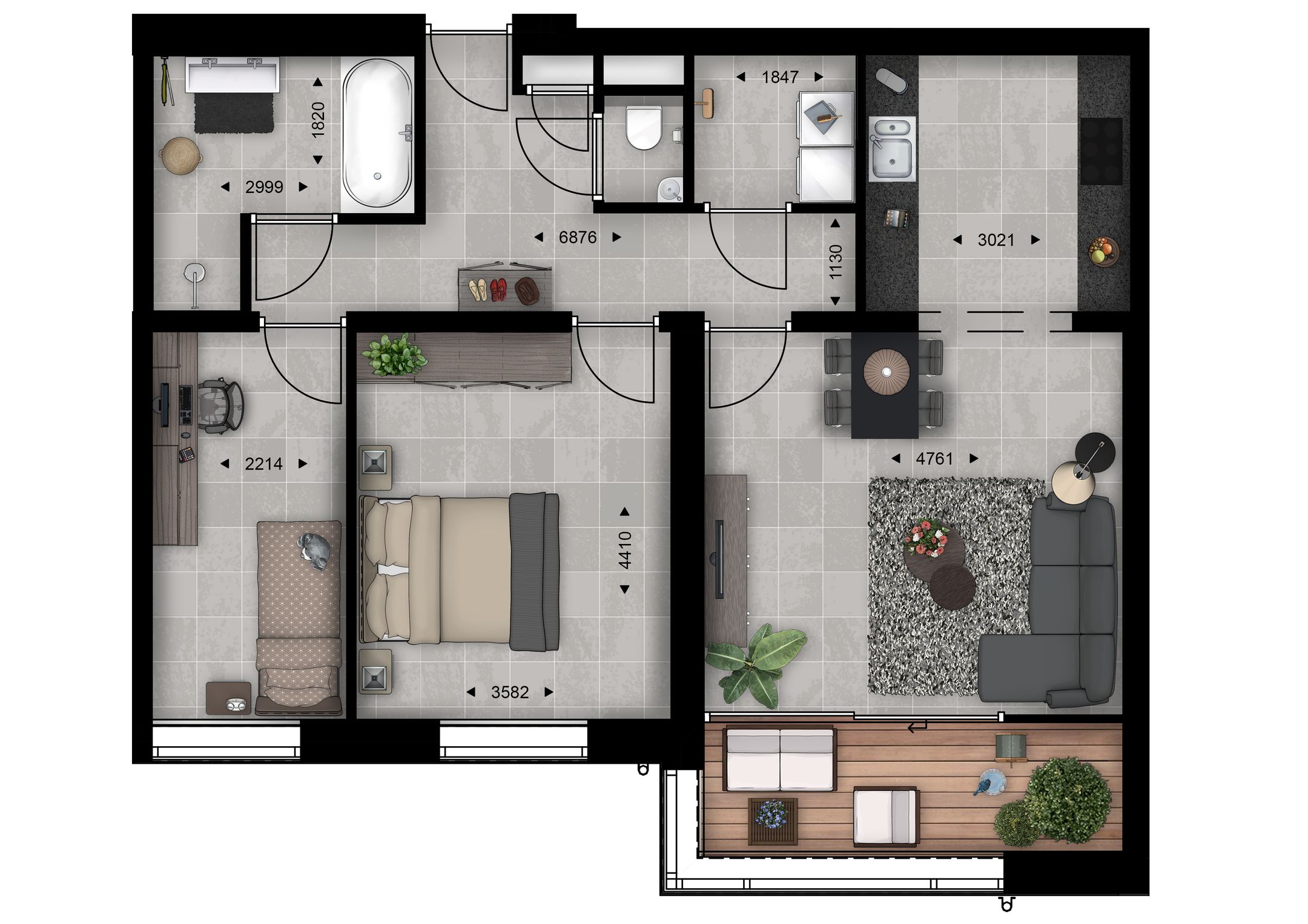 Joie de Vivre | appartement | Julius (Bouwnr. 05) Nijmegen - Aanzicht 2