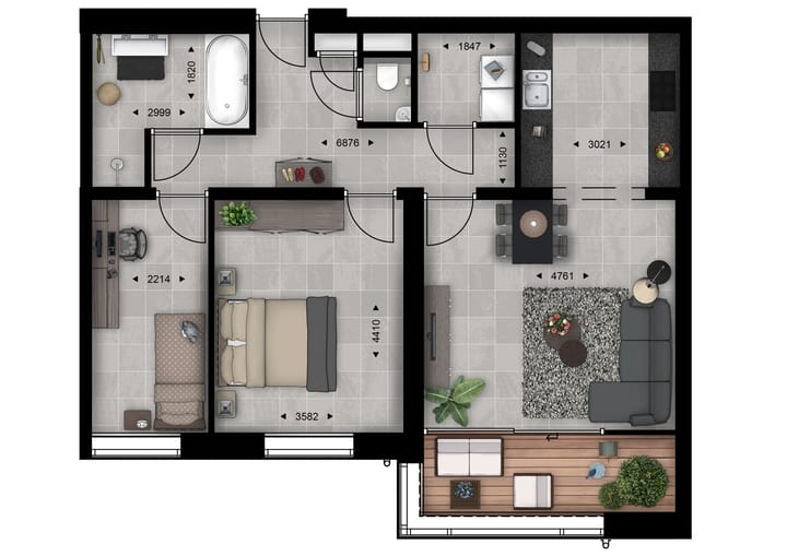 Foto 2 van Joie de Vivre | appartement | Julius (Bouwnr. 05)