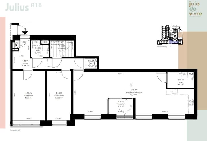 Foto 3 van Joie de Vivre | appartement | Julius (Bouwnr. 18)