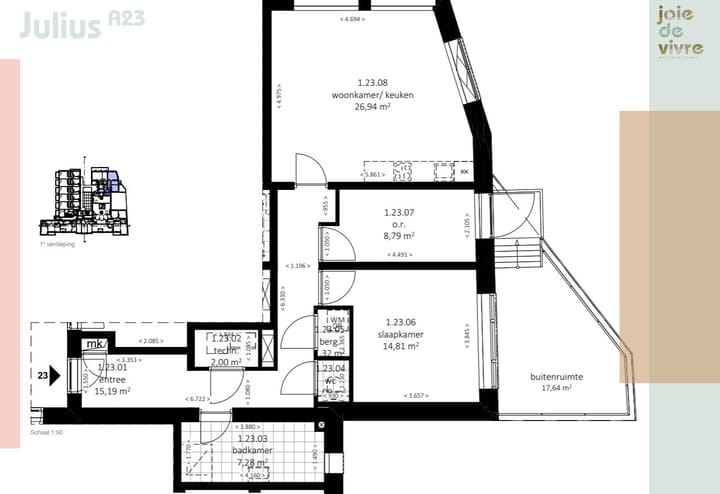 Photo 2 of Joie de Vivre | appartement | Julius (Bouwnr. 23)