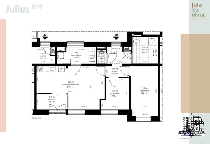 Foto 2 van Joie de Vivre | appartement | Julius (Bouwnr. 19)