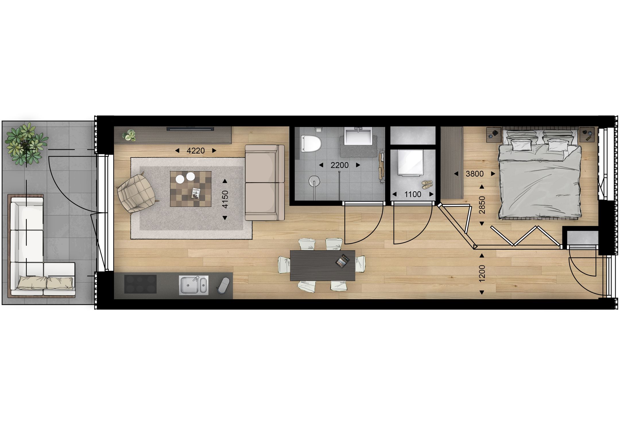 Foto 3 van Joie de Vivre | appartement | Marcus (Bouwnr. 13)