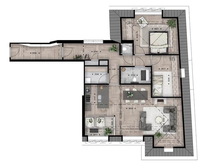 Foto 2 van Joie de Vivre | appartement | Petrus (Bouwnr. 41)