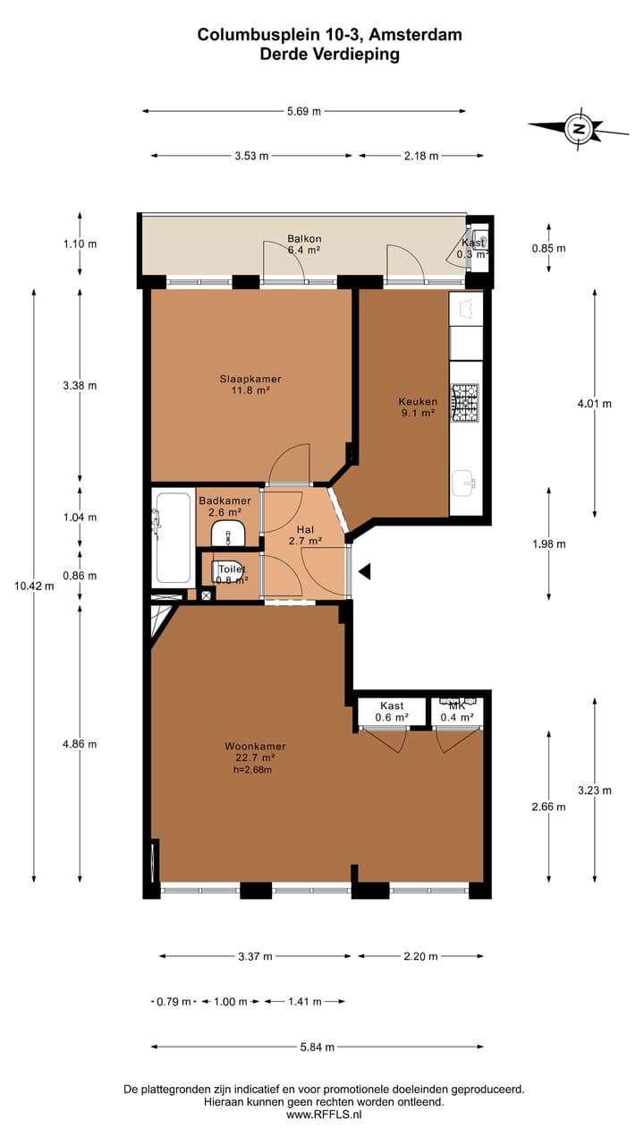 Foto 38 van Columbusplein 10-3
