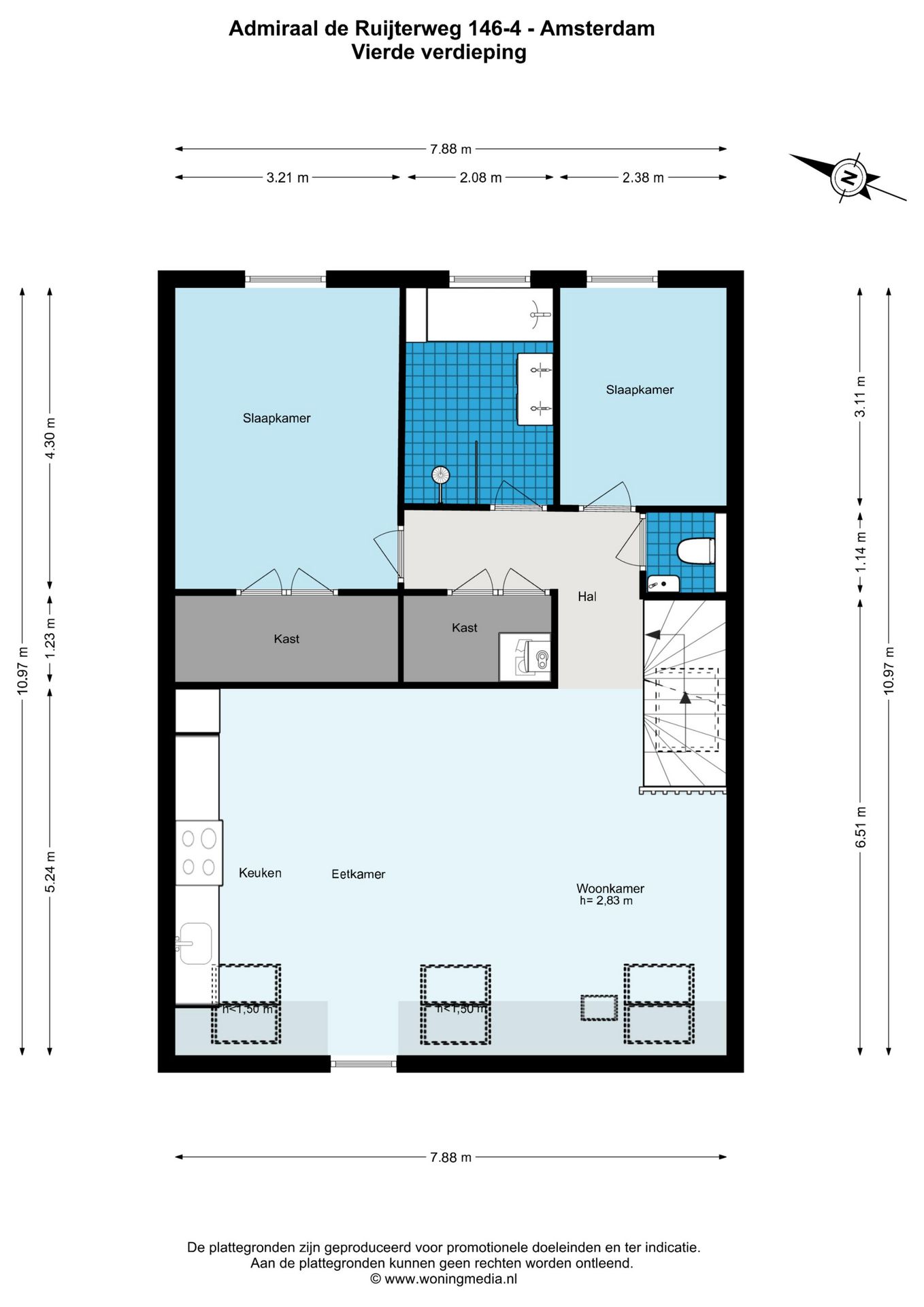 Foto 25 van Admiraal De Ruijterweg 146-4