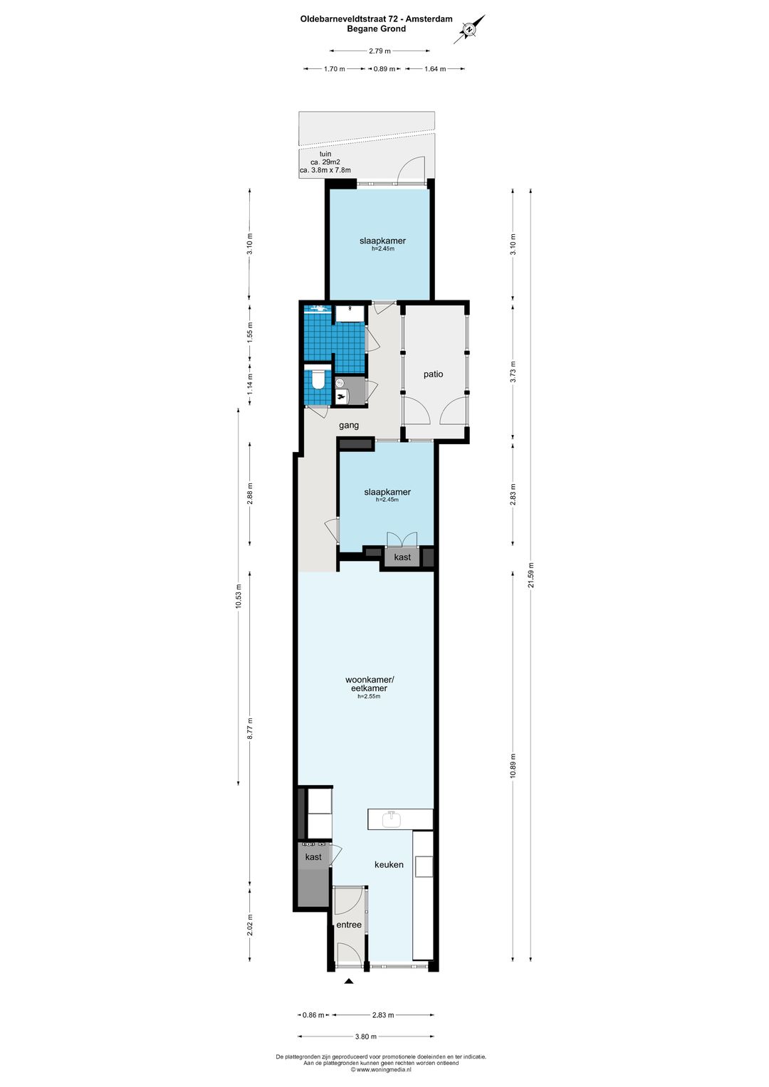 Foto 26 van Van Oldenbarneveldtstraat 72-H