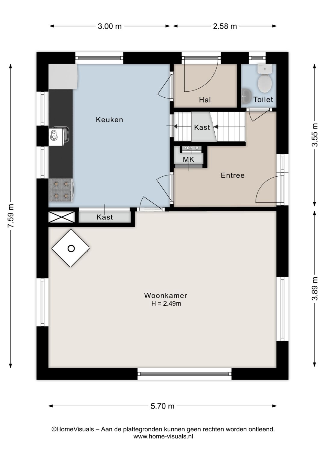 Foto 32 van Tollensstraat 43