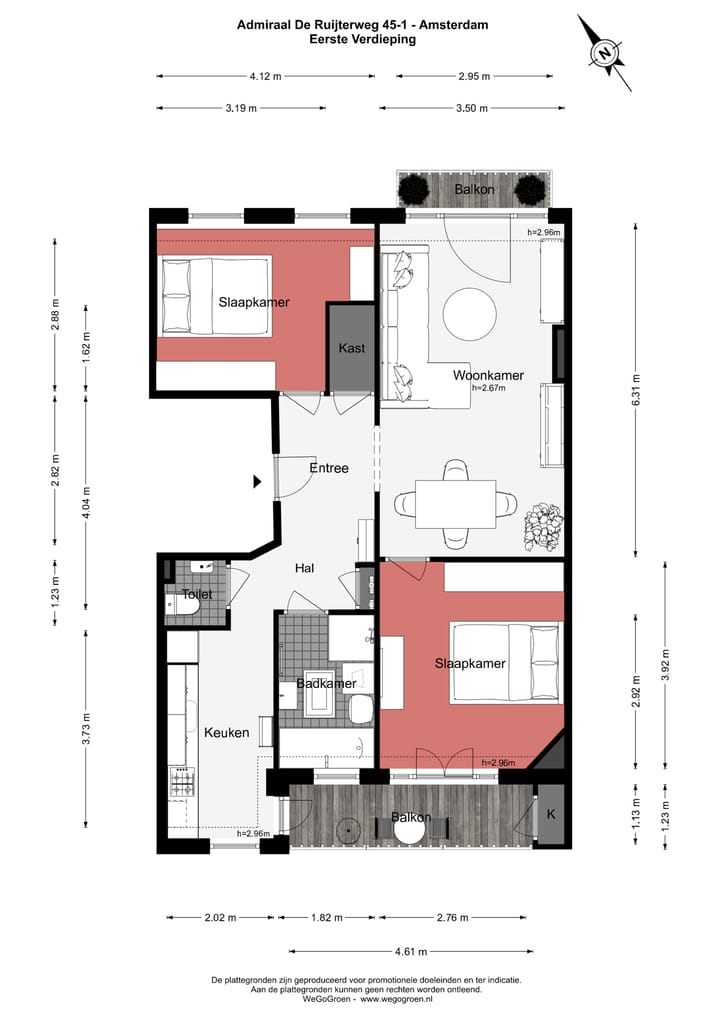 Foto 25 van Admiraal De Ruijterweg 45-1