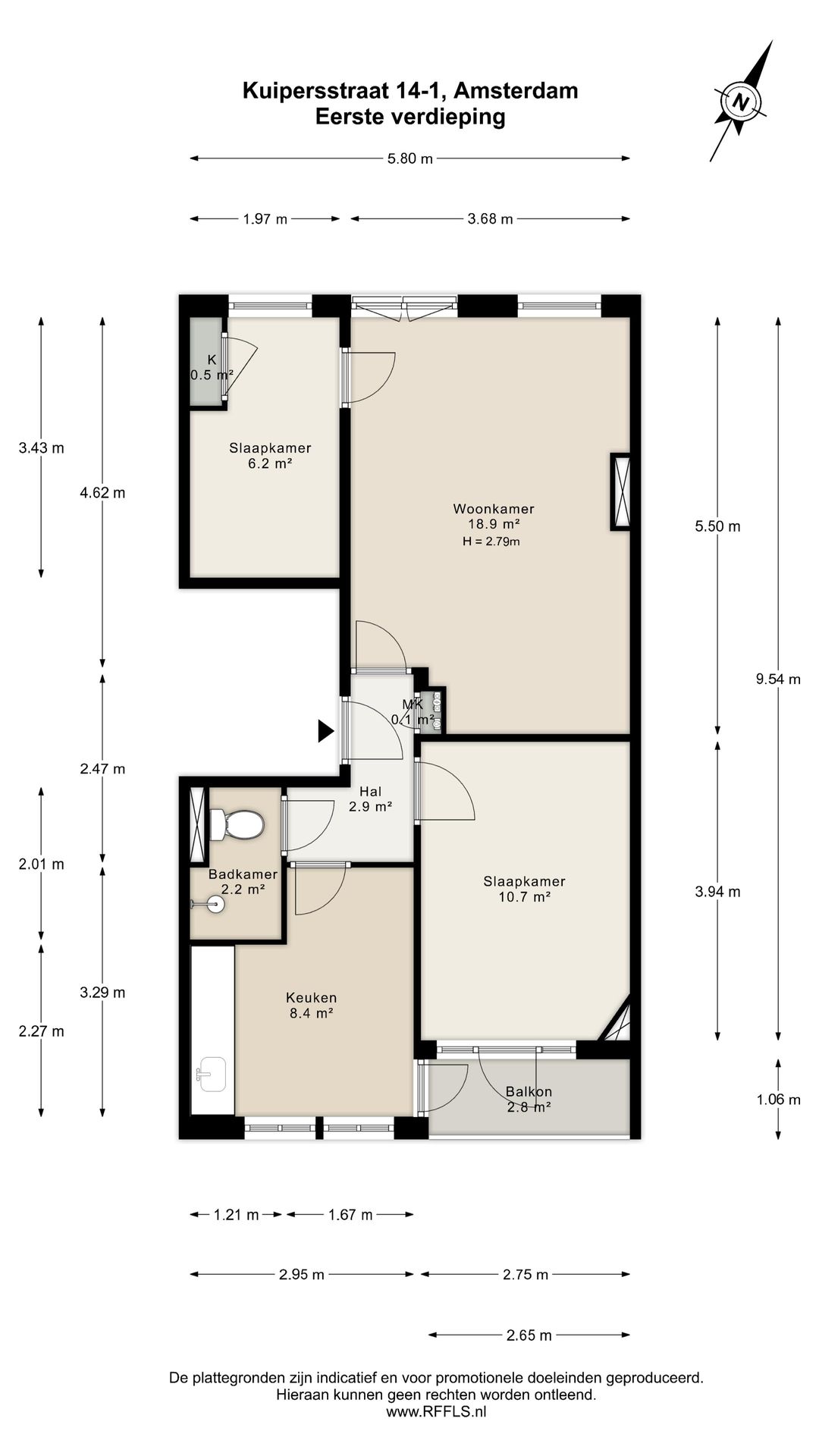 Photo 16 of Kuipersstraat 14-1