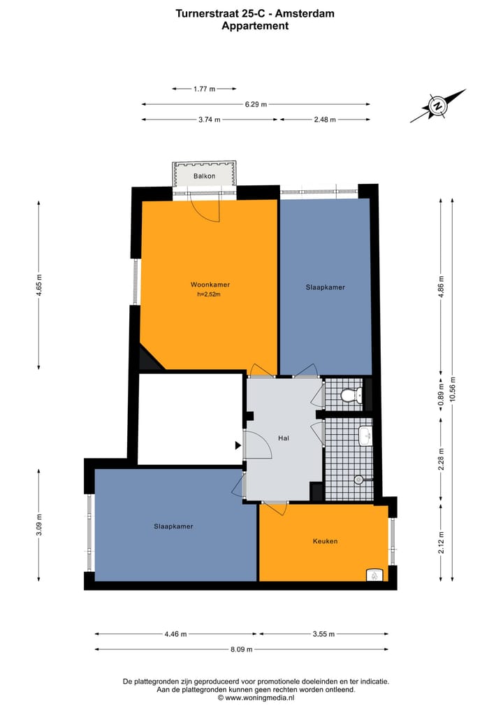 Foto 21 van Turnerstraat 25-C
