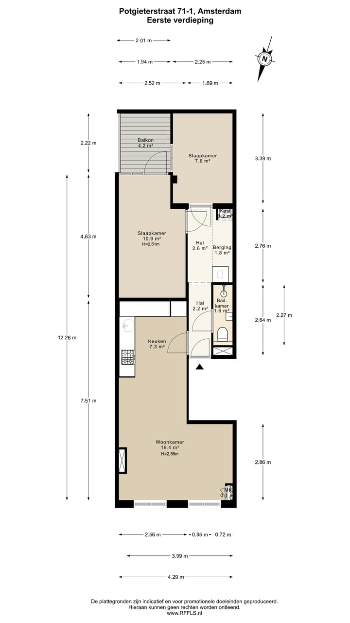 Foto 37 van Potgieterstraat 71-1