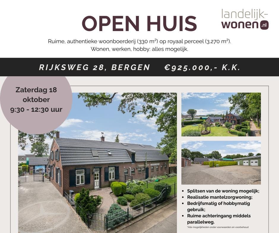 Rijksweg, 28, Bergen (LI), 5854AV, Limburg, Nederland 28