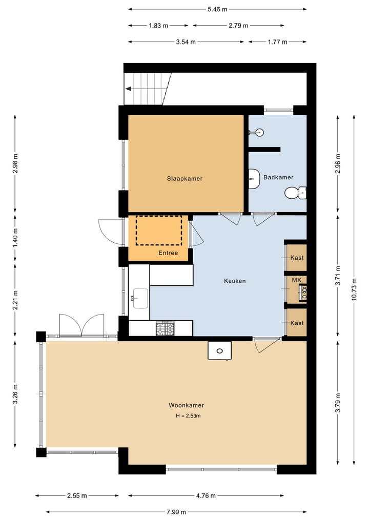Foto 48 van Hessenweg 23-A