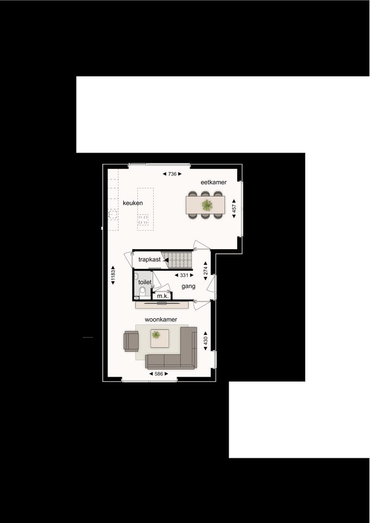 Photo 6 of 6 cascadewoningen Hoogveldlaan (Bouwnr. 342)