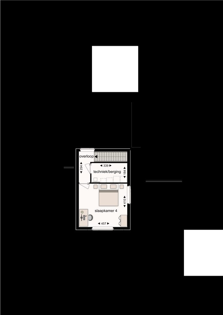 Foto 8 van 6 cascadewoningen Hoogveldlaan (Bouwnr. 346)