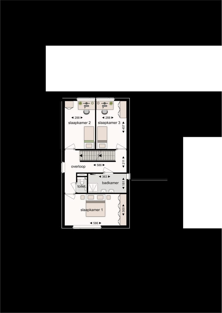 Foto 7 van 6 cascadewoningen Hoogveldlaan (Bouwnr. 347)