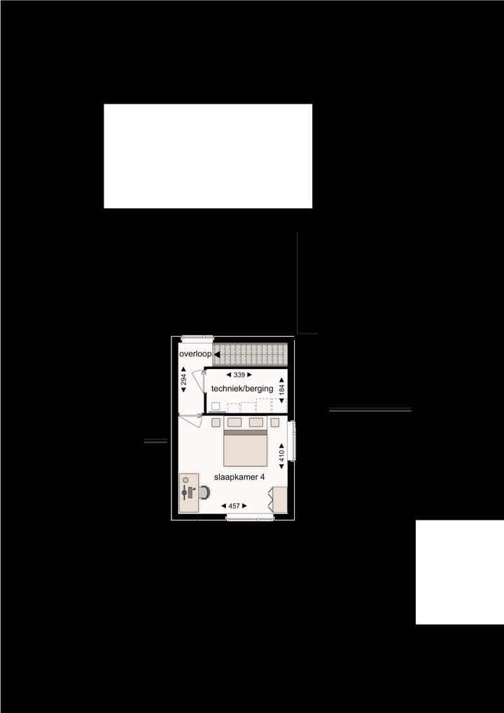 Foto 8 van 6 cascadewoningen Hoogveldlaan (Bouwnr. 345)