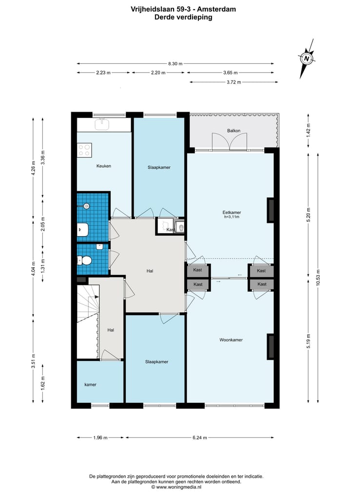 Foto 22 van Vrijheidslaan 59-3