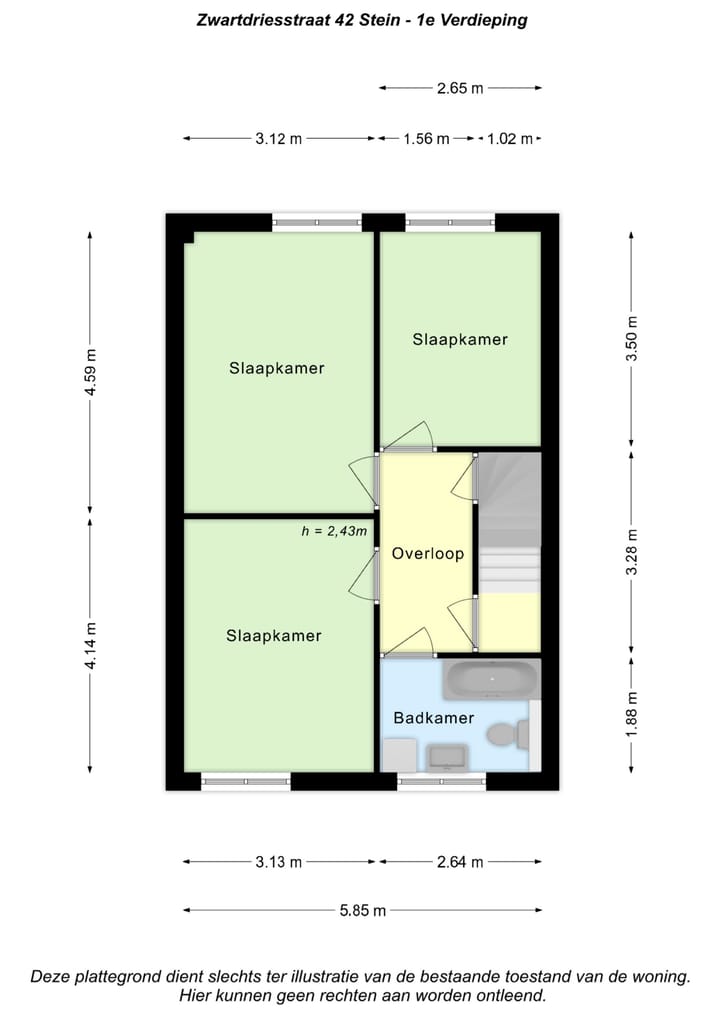 Foto 44 van Zwartdriesstraat 42