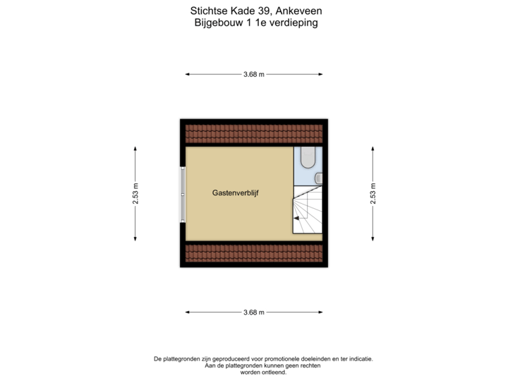 Bijgebouw 1 1e verdieping