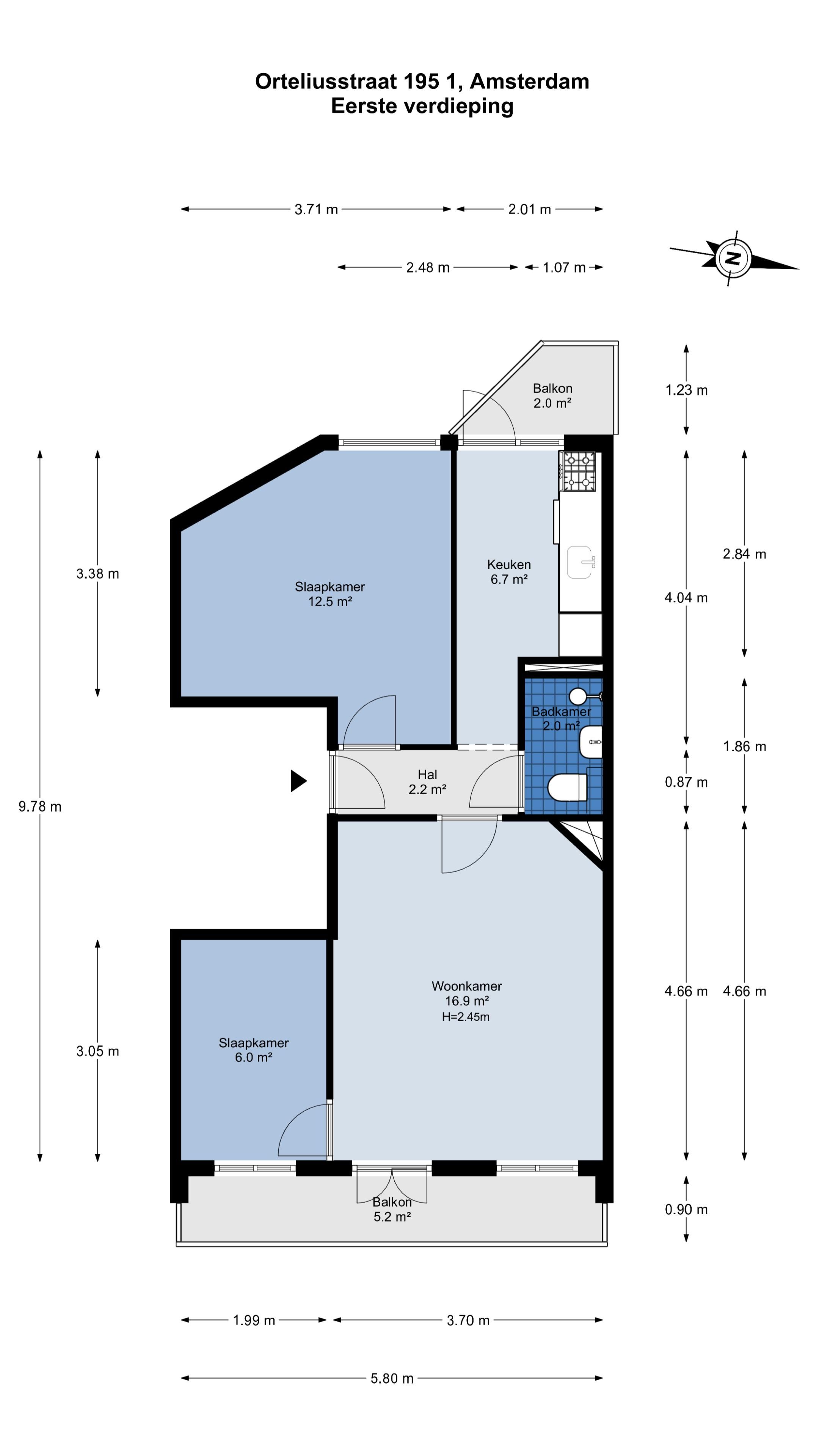 Foto 30 van Orteliusstraat 195-1