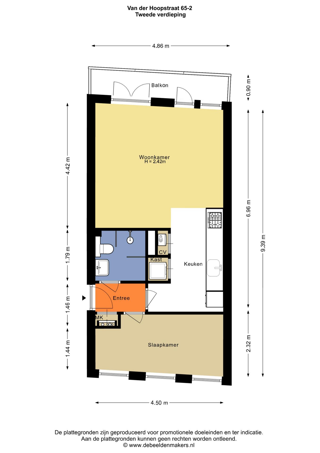 Foto 25 van Van der Hoopstraat 65-2