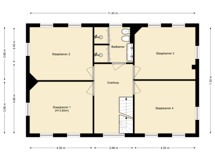 woonhuis - eerste verdieping