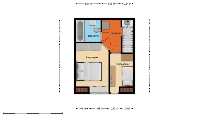 Foto 26 van Bonaventurastraat 65-A02