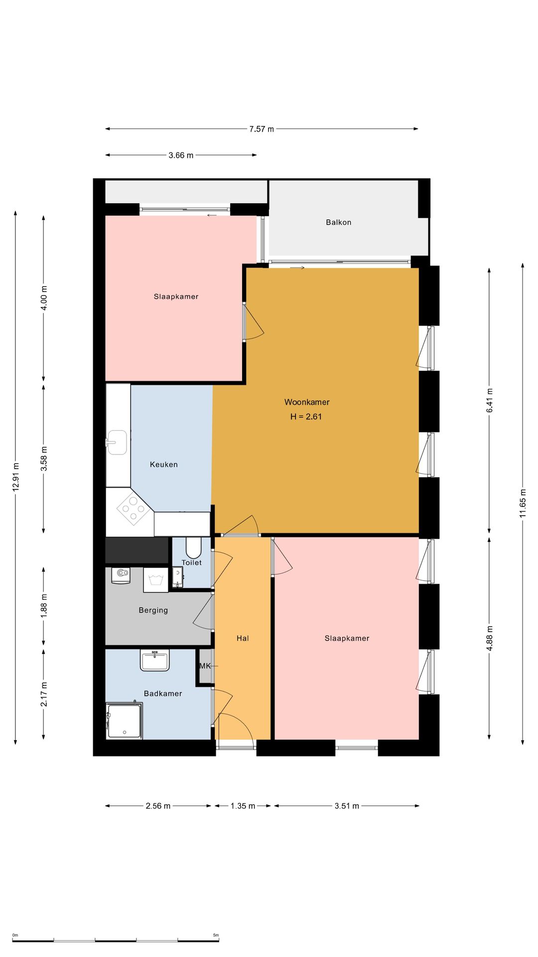 Foto 32 van Burgemeester Pruissingel 60-G