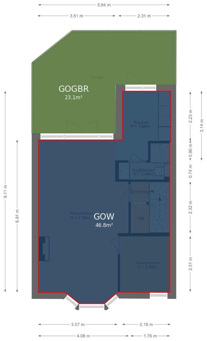 Foto 45 van Kennemerstraat 64-RD