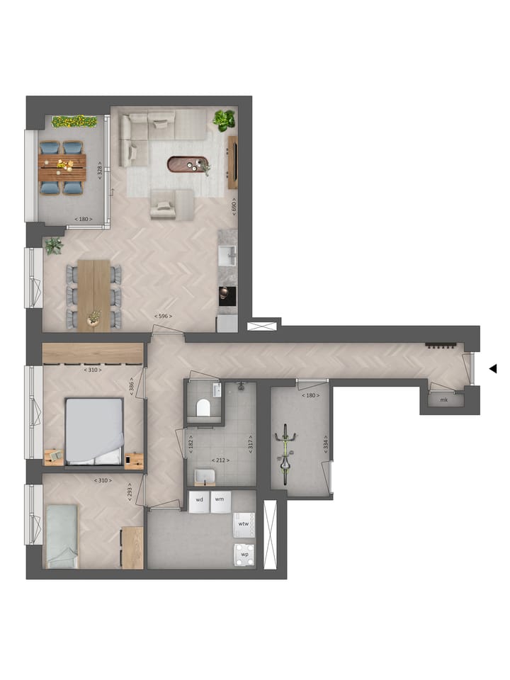 Foto 2 van Type E (Bouwnr. 7)