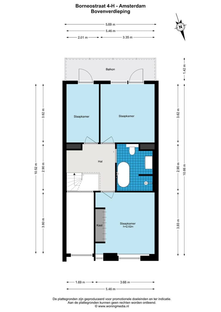 Foto 26 van Borneostraat 4-H