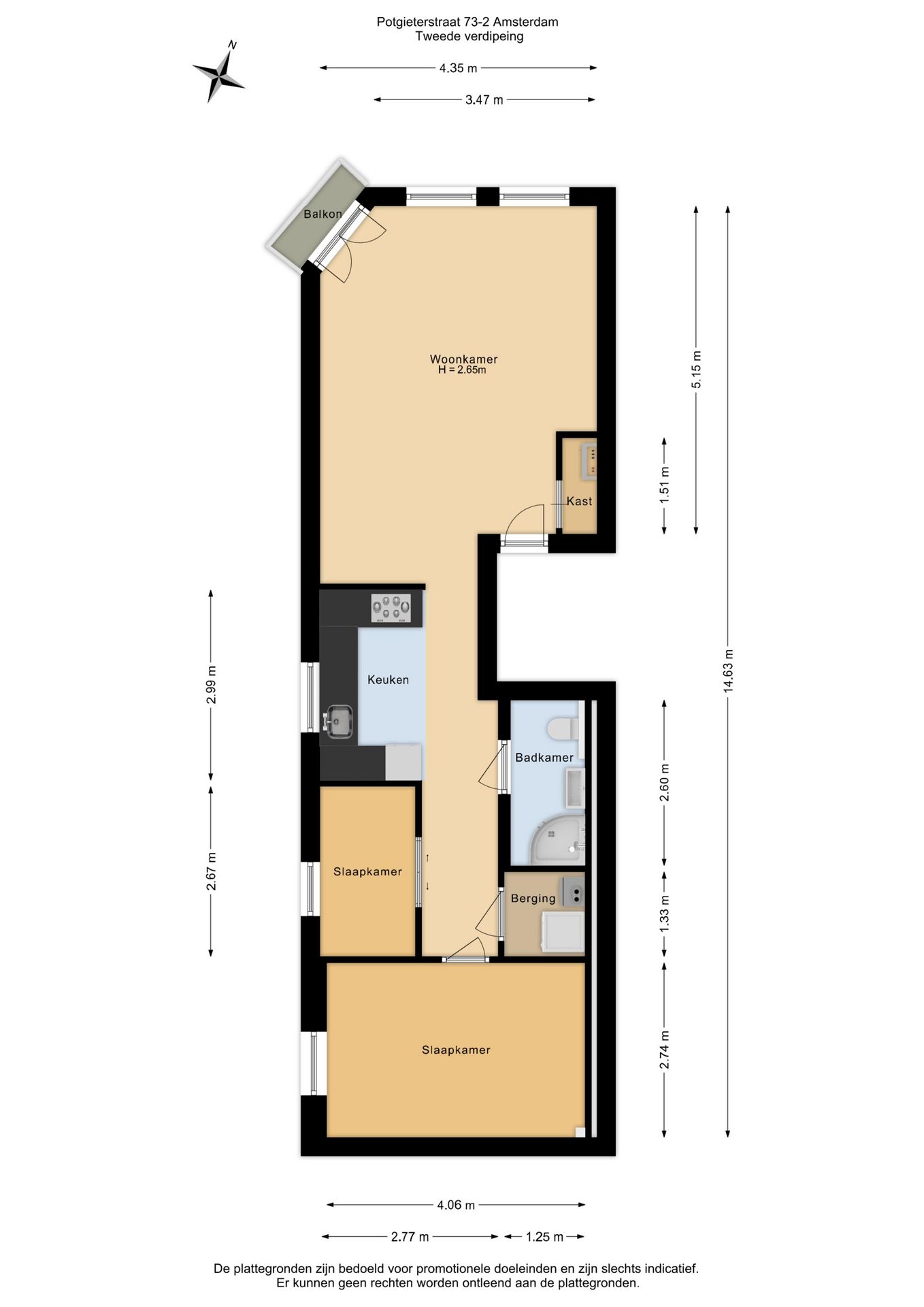 Foto 36 van Potgieterstraat 73-2