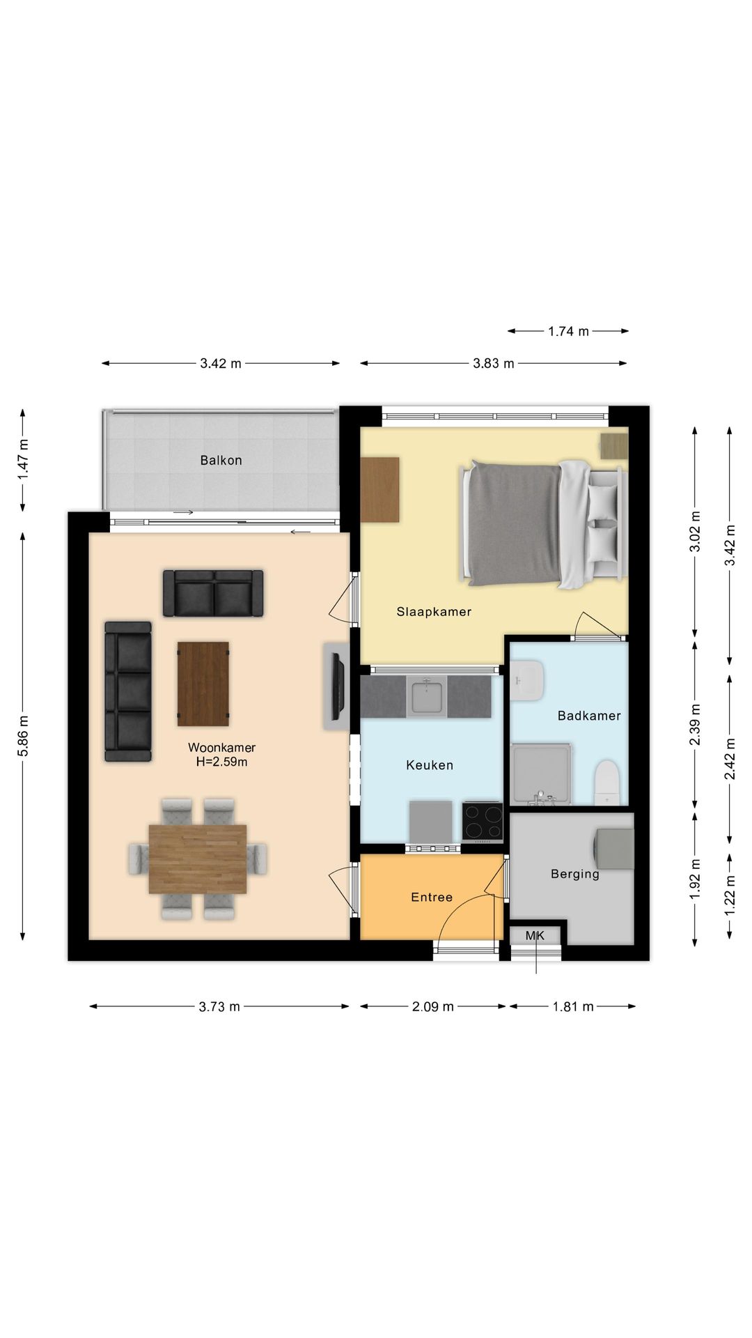 Foto 28 van Lelystraat 2-H99